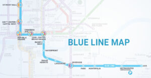 Project Connect Blue Line Map